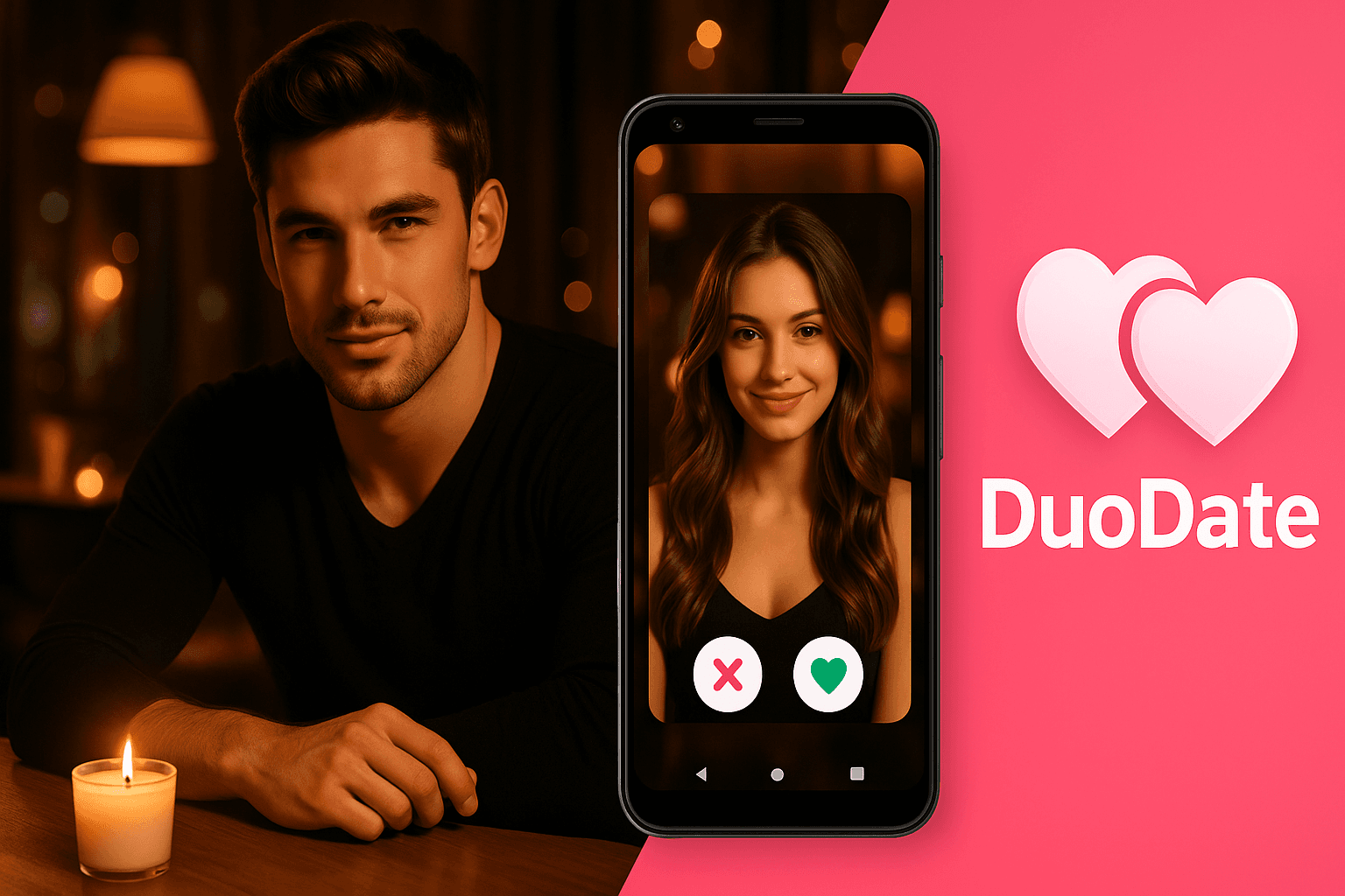 Duo Date Premium Dating App - Affordable dating with unlimited swipes and premium features for $0.99/month
